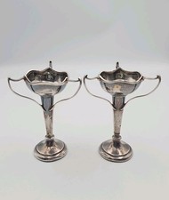 silver bud vase for sale  LEEDS