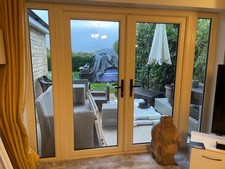 Cream upvc french for sale Cream upvc french for sale  CHIPPENHAM