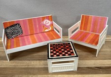 1972 Barbie Surpresa Casa Substituição Móveis Sofá Cadeira Damas Conjunto de Mesa comprar usado  Enviando para Brazil