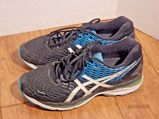 Usado, Tênis de corrida Asics masculino gel Nimbus 18 T600N preto ilha azul 8.5 comprar usado  Enviando para Brazil