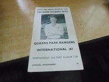 Testimonial 1960s qpr for sale  COWDENBEATH