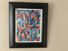 Guitar player abstract for sale  Malvern