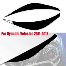 Capa de sobrancelha para farol dianteiro preto piano para Hyundai Veloster 2011-2017 comprar usado  Enviando para Brazil