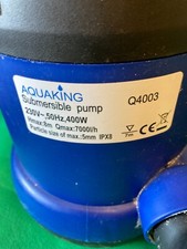 Aquaking submersible pump for sale  BIRMINGHAM