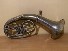 Instrumento musical barítono sopro bronze trompa soviética URSS vintage e raro comprar usado  Enviando para Brazil