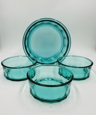 Arcoroc thumbprint turquoise for sale  Mulkeytown