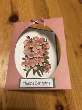 Handmade decoupaged card for sale  LUTON