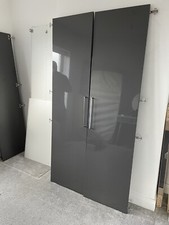 Grey gloss wardrobe for sale  LYTHAM ST. ANNES