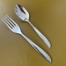 Conjunto infantil colher garfo TWIN STAR Oneida talheres de aço inoxidável estrela atômica comprar usado  Enviando para Brazil