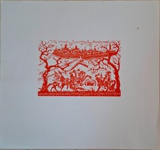 Xilografia originale bruno usato  Osimo