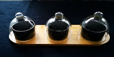 Set black ceramic for sale  WALTON-ON-THAMES