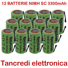 Używany, 12 BATTERIA PILA SC 3500mAh 3300mAh A SALDARE PACCHI BATTERIA TRAPANO AVVITATORE na sprzedaż  Wysyłka do Poland