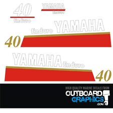 Kit de decalques/adesivos para motor de popa Yamaha 40hp Enduro comprar usado  Enviando para Brazil
