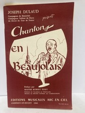 Musique chantons beaujolais d'occasion  France