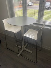 White ikea round for sale  LONDON