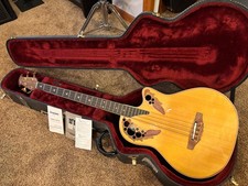 Baixo elétrico acústico Ovation B768 Elite 4 cordas 1995 comprar usado  Enviando para Brazil