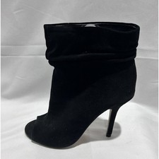 Black suede peep for sale  Macomb