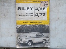Riley drivers handbook for sale  RHYL