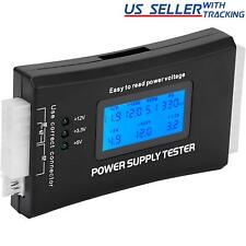 Testador de fonte de alimentação LCD de 20+4 pinos para ATX, ITX, BTX, PCI-E, SATA, HDD, usado comprar usado  Enviando para Brazil
