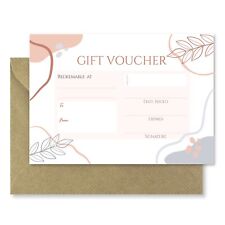Blank gift vouchers for sale  PERRANPORTH