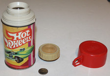 1969 Hot Wheels garrafa térmica para lancheira garrafa lancheira vintage BOM linhas vermelhas ininterruptas comprar usado  Enviando para Brazil