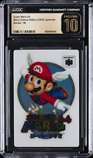 2020 SUPER MARIO BROS. HISTORY JPN WAFER CARD #8 SUPER MARIO 64 CGC 10 PERFECT comprar usado  Enviando para Brazil