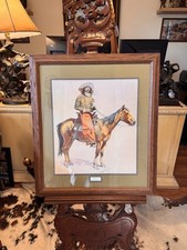 Vtg remington lithograph for sale  Covina