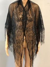 Black floral lace for sale  Hot Springs Village