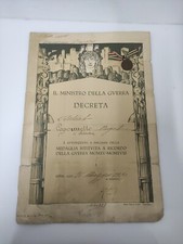 Medaglia attestato ricordo usato  Ragalna