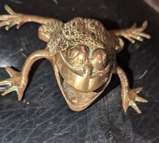 Brass grotesque frog for sale Brass grotesque frog for sale  RYDE