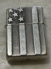 Zippo usa flag d'occasion  Boulogne-Billancourt