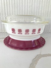 Usado, Prato de torta roxa Agee Pyrex e padeiro redondo espanhol  comprar usado  Enviando para Brazil