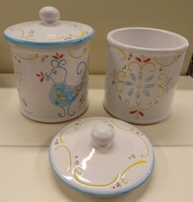 Barattolo coperchio ceramica usato  Arborea