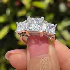 Princess cut moissanite for sale  ALDERSHOT