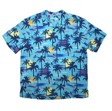 Tommy Bahama Masculino XL Azul Palmeira Conjunto de Sol CoolMax Camisa de Acampamento Havaiana Excelente Estado Usado comprar usado  Enviando para Brazil