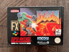 Doom - Super Nintendo - SNES - PAL - NA CAIXA! comprar usado  Enviando para Brazil