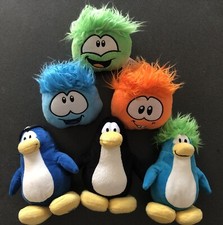 Lote de 6 brinquedos de pelúcia Club Penguin Puffle Disney Pirate comprar usado  Enviando para Brazil