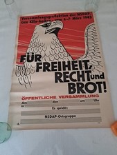 Ancienne affiche originale d'occasion  Vouziers