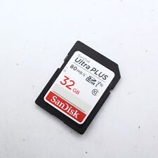 Usado, Original SanDisk Ultra Plus 32GB SDHC Class 10 SD Card 80MB/s - Bon état ! comprar usado  Enviando para Brazil