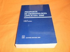 Proposte criminologia applicat usato  Marcianise