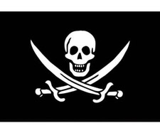 Bandiera pirata jolly usato  Rimini