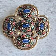 Colorful enamel brooch for sale  Saint Cloud