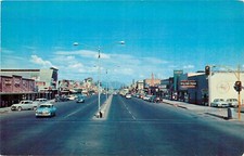 Cartão postal 1950 Mesa Arizona Main Street Superstition Mountains Petley 24-10404 comprar usado  Enviando para Brazil