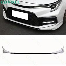 Para Toyota Corolla SE 2020-24 Branco+Preto Front Bumper Lip Spoiler Bodykit Strip comprar usado  Enviando para Brazil