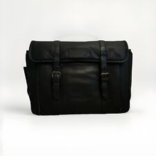 Vintage black leather for sale  WORTHING