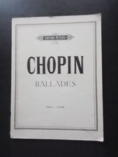 Partition chopin ballades d'occasion  Milly-sur-Thérain