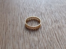 Filigraner bandring goldring gebraucht kaufen  Westerstede