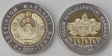 Uzbekistan/Uzbekistan 1000 Som Moneta IN Corso 2022 Kulturzentrum Km#40 non, usado comprar usado  Enviando para Brazil