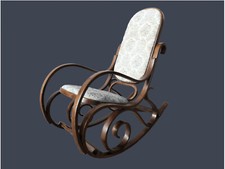 Sedia dondolo faggio usato  Biella