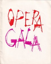 Opera programme gala for sale  LONDON